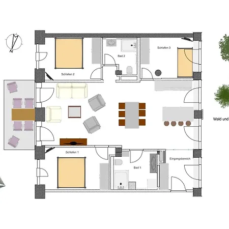 Traum Strandliebe Mit Meerblick, 3 Schlafzimmer, 2 Baeder *